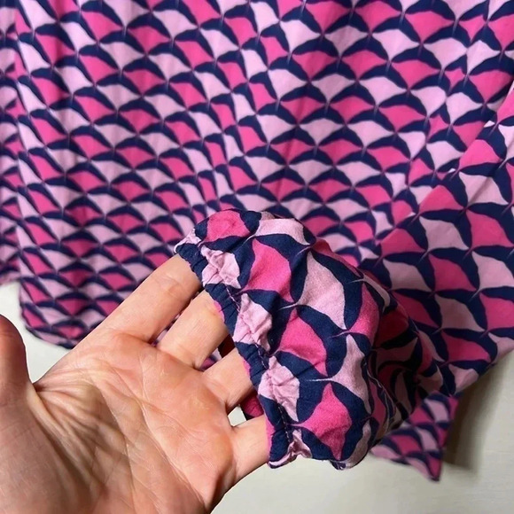 Tommy Bahama Tie Neck Flowy Resort Top Size XS - Picture 5 of 5